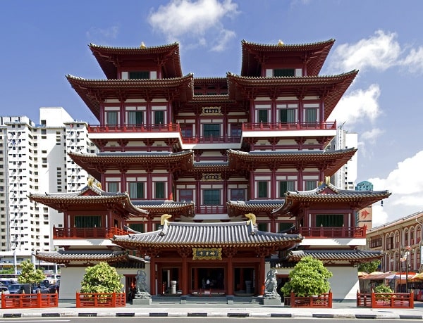 Vẻ đẹp của chùa Xá Lợi - điểm hành hương nổi tiếng ở Singapore
