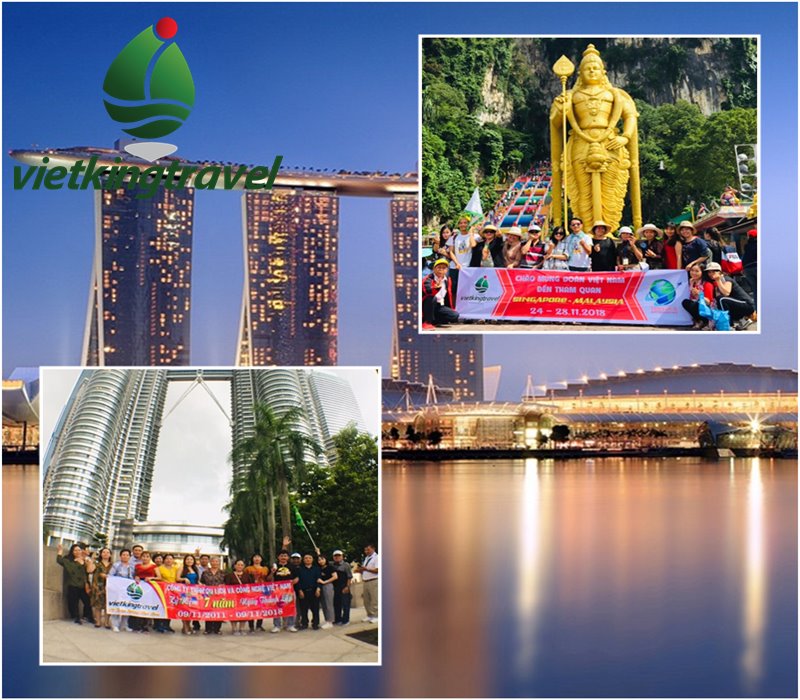 du lịch singapore malaysia indonesia giá rẻ