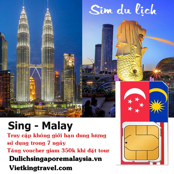 sim du lịch singapore malaysia