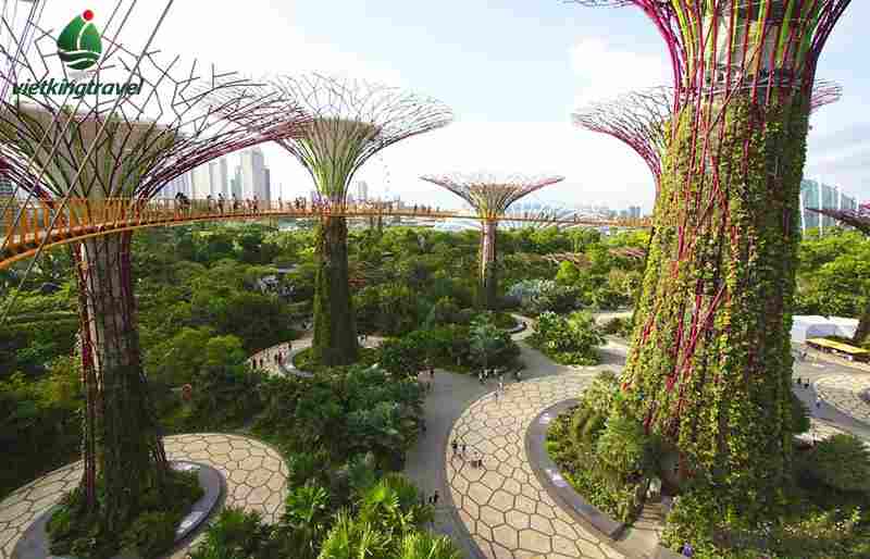 ngắm khu vườn năng ở singapore