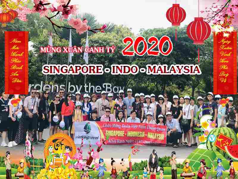 ảnh tết du lịch singapore indonesia malaysia tết 2020